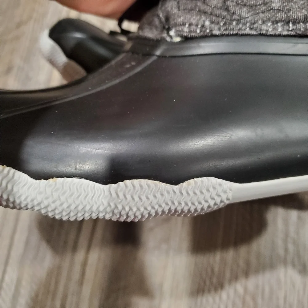 Sperry Women's Rain Boot, Black Quilt, Size 10